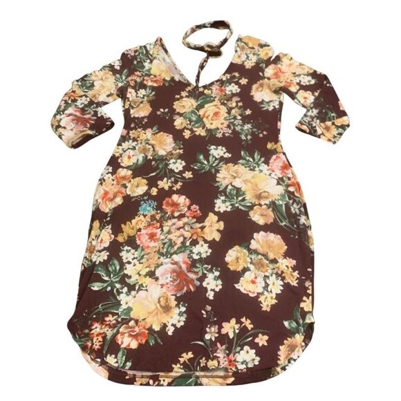 Floral patterned Choker Dress - Picture 1 of 5